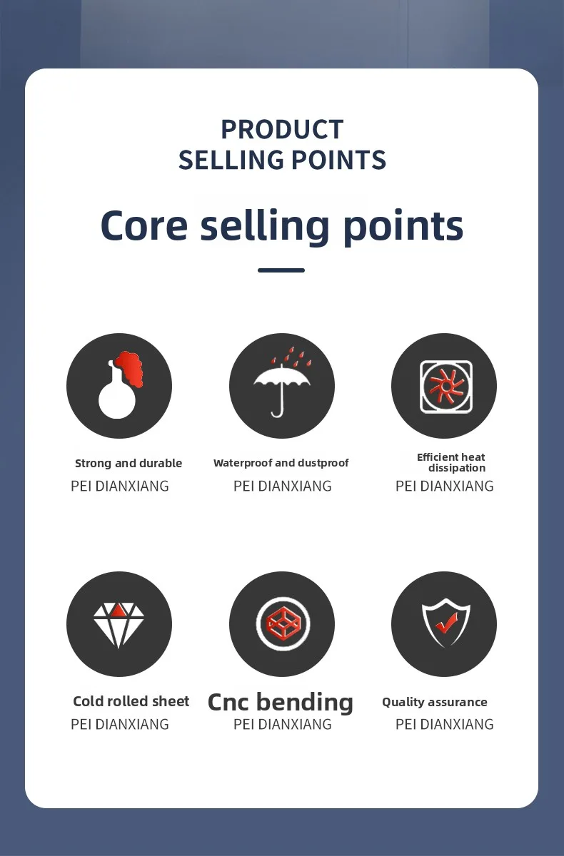 Iron Indoor Concealed-Mounted Embedded Electricity Meter Box