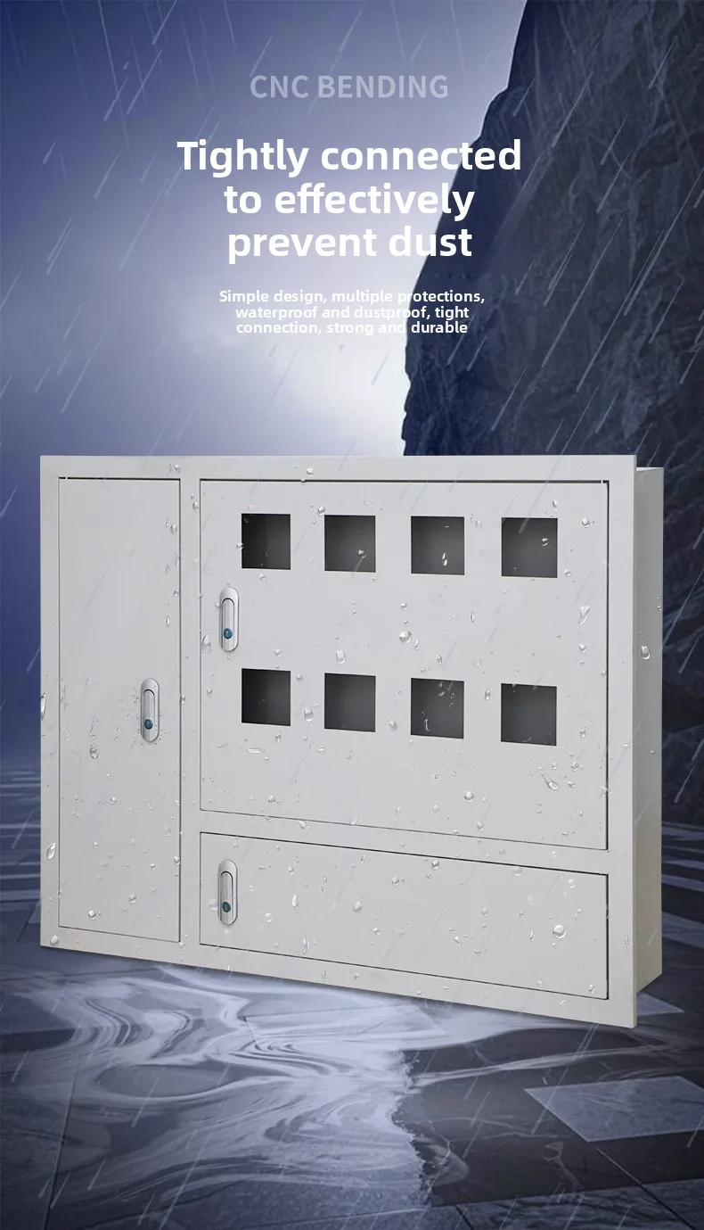Iron Indoor Concealed-Mounted Embedded Electricity Meter Box